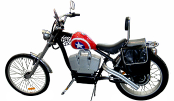 Electric chopper bike